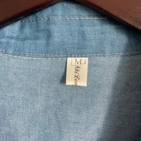 Denim Dress M w/Pockets‎ - Picture 3 of 5